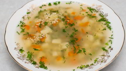 Уха классическая с пшеном