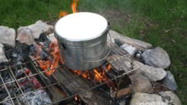 уха на природе