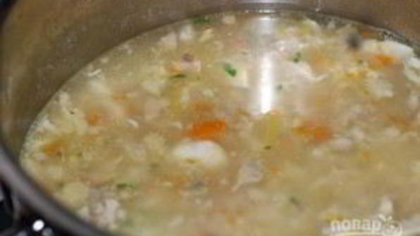 уха со взбитым яйцом