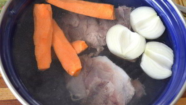 весенний суп с замороженными овощами и рисом