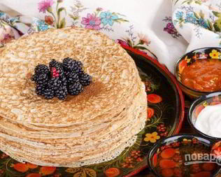 Ажурные блинчики на молоке