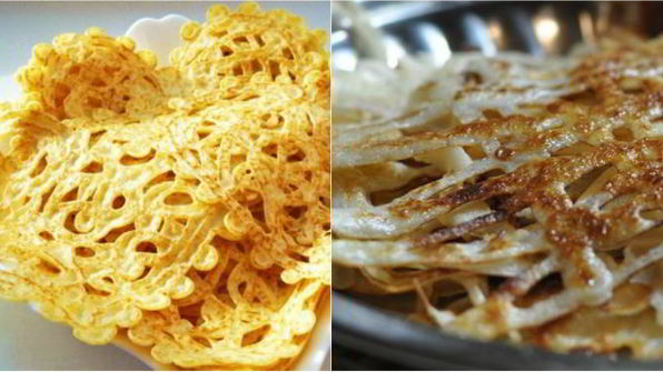 ажурные блины на молоке