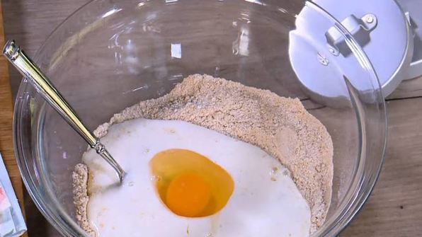 блинчики на кефире из трех видов муки