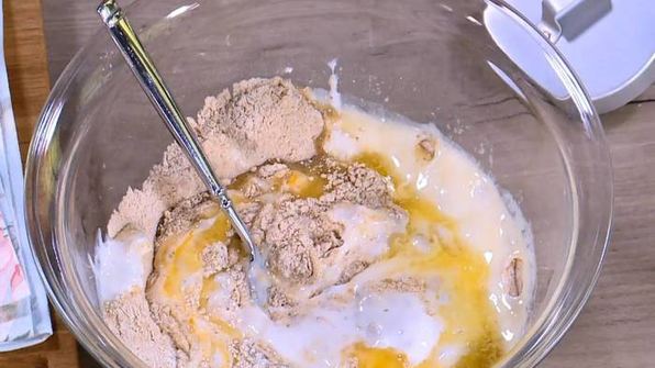 блинчики на кефире из трех видов муки