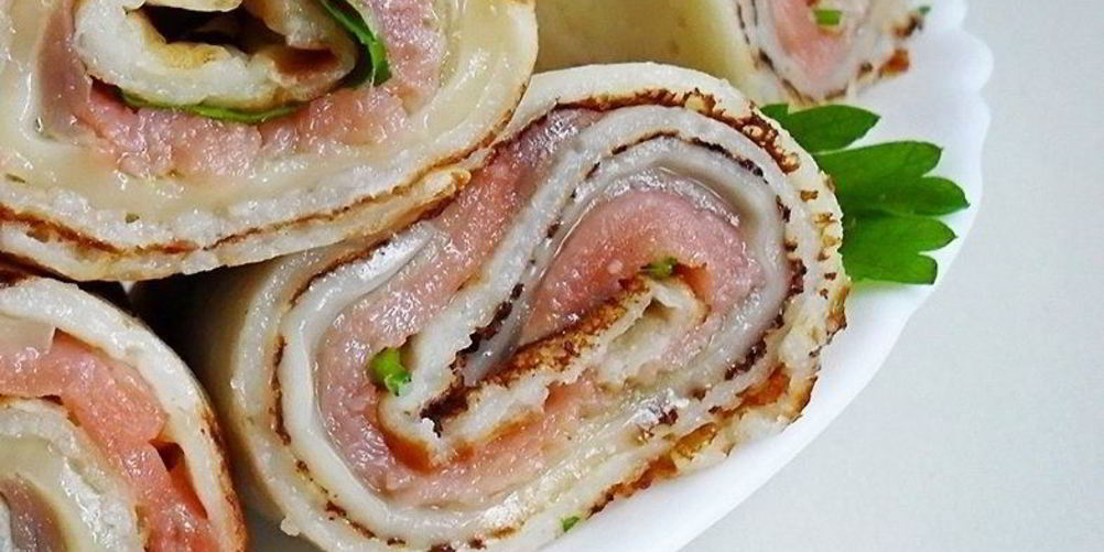 Рецепт блинчиков с форелью