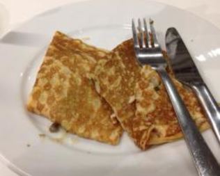 Блинчики с грибной начинкой