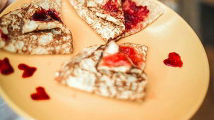 Блинчики с кипятком