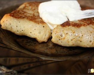 Блинчики с мясом и сыром