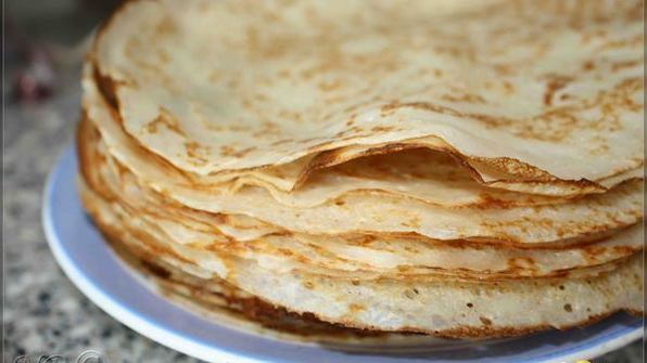 блинчики с мясом и сыром