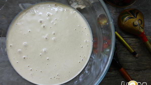 блины на кефире с водкой и гречневой мукой