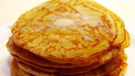 Блины на минеральной воде