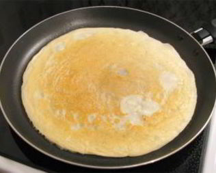 Блины с бананом и шоколадом