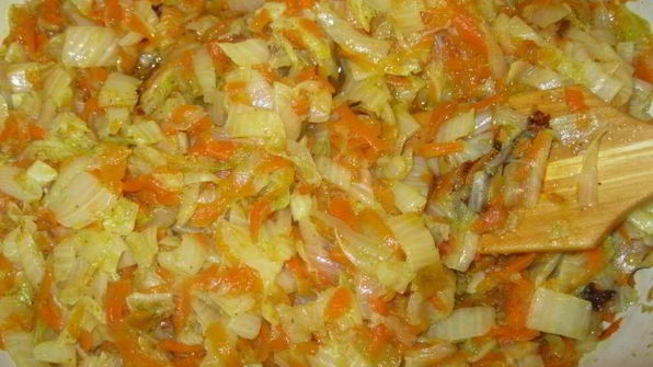 блины с капустой