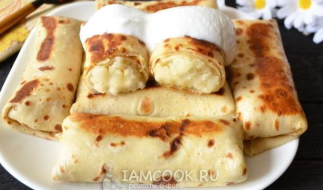 Блины с картошкой