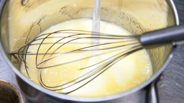 блины с семгой