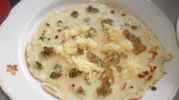 блины с зеленым луком