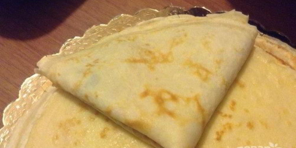 Рецепт блинов сладких на молоке