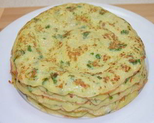 Кабачковые блинчики с кефиром