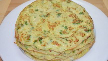 Кабачковые блинчики с кефиром