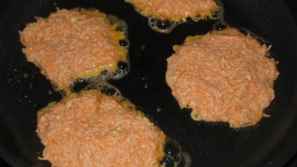 морковно-апельсиновые блинчики