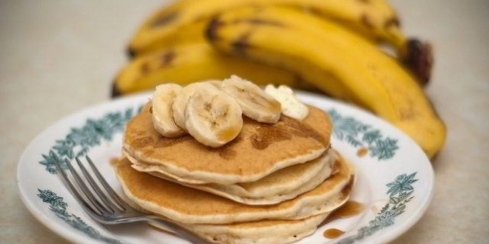 Рецепт панкейков с бананом