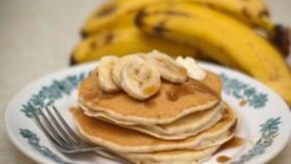 панкейки с бананом