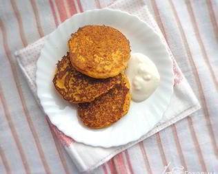 Блины с творогом