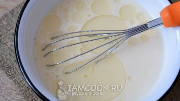 простые блины на молоке