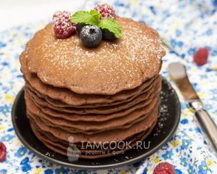 Шоколадные панкейки