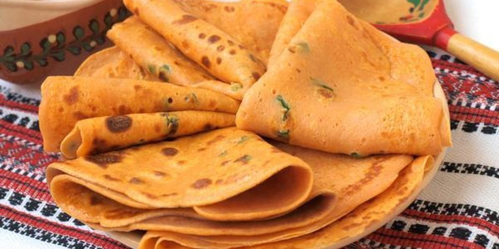 Рецепт томатных блинчиков