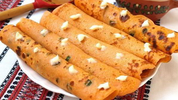 томатные блинчики