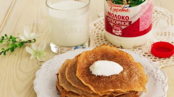тонкие гречневые блинчики без дрожжей