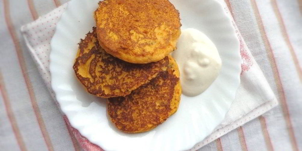 Рецепт тыквенных панкейков на кукурузной муке