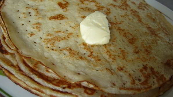 заварные блинчики на сладком йогурте