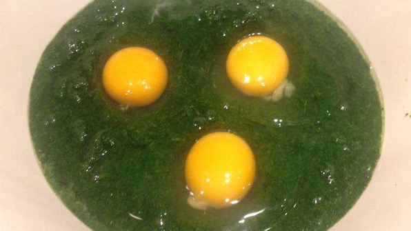 зеленые блины со шпинатом