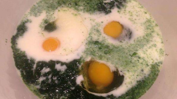 зеленые блины со шпинатом