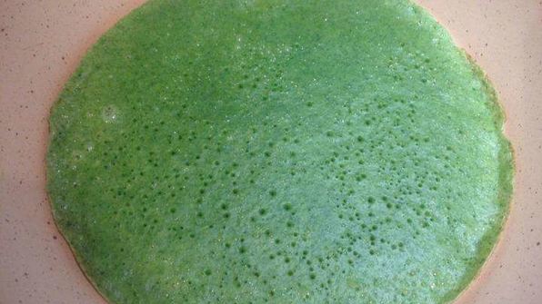 зеленые блины со шпинатом