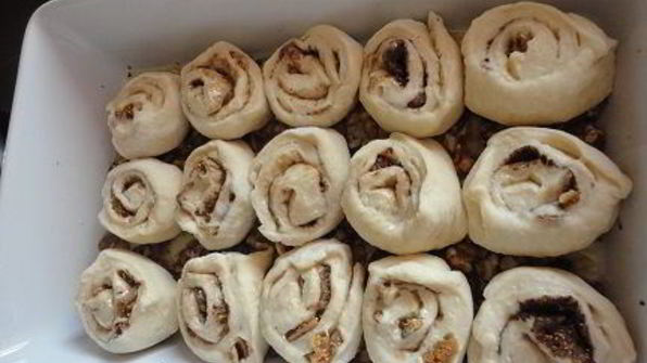 английские булочки с грецкими орехами