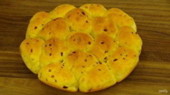 булочки с луком