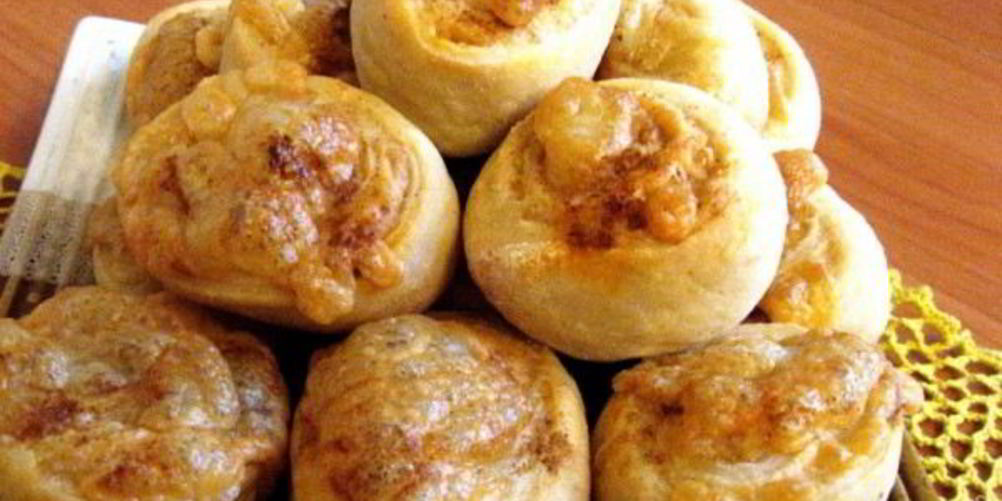 Рецепт булочек с сыром