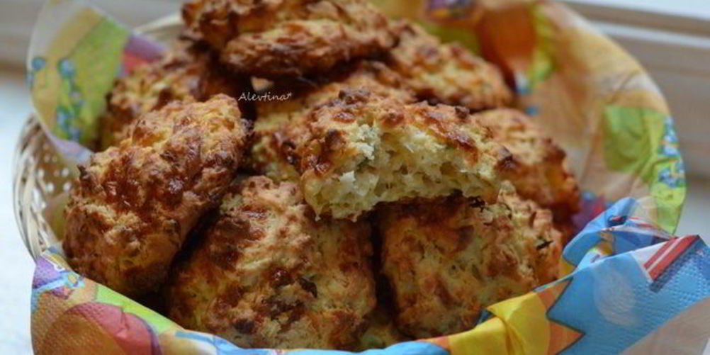 Рецепт булочек с цукини и сыром