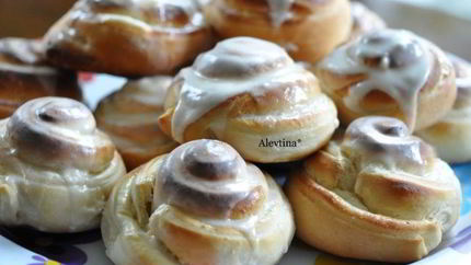 Булочки со сливочным сыром