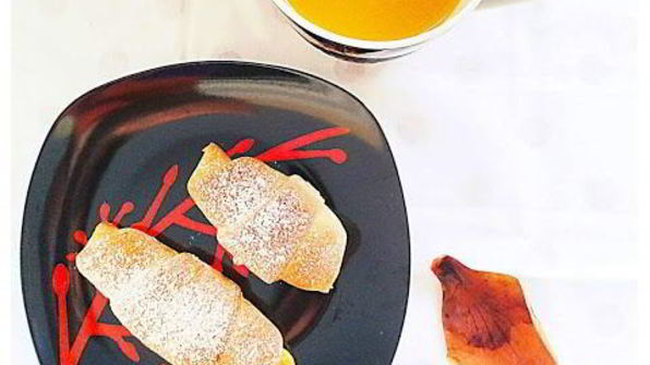 круассаны с апельсиновым и яблочным джемом