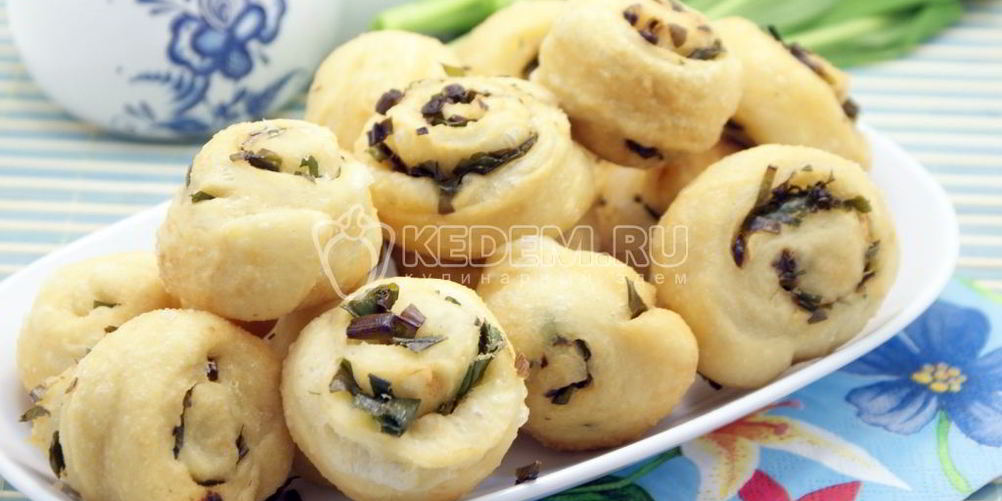 Рецепт пампушек с черемшой