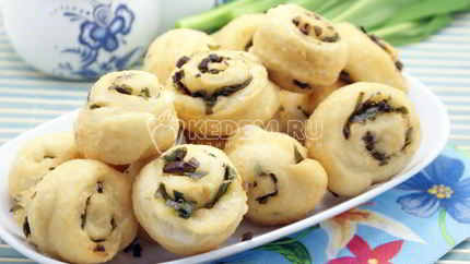 Пампушки с черемшой