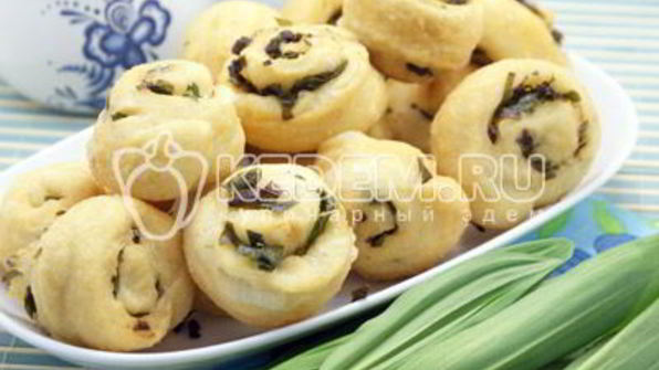 пампушки с черемшой