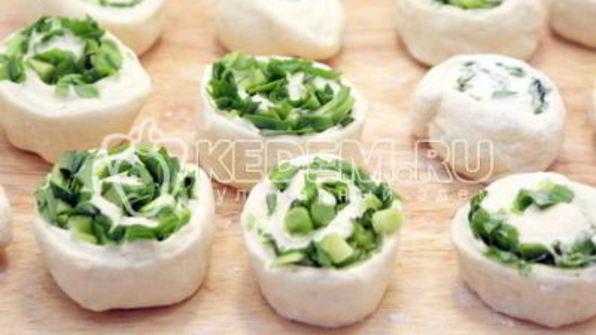 пампушки с черемшой