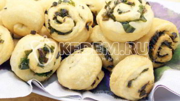 пампушки с черемшой