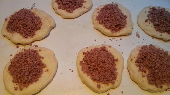 паровые булочки с фасолью по-корейски