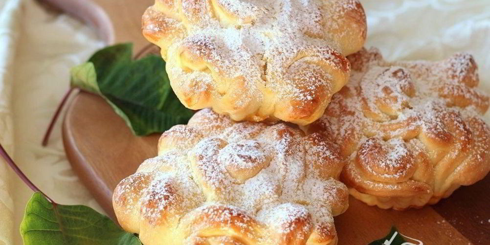 Рецепт сдобных булочек русских кружева